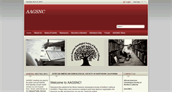 Desktop Screenshot of aagsnc.org