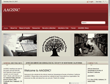 Tablet Screenshot of aagsnc.org